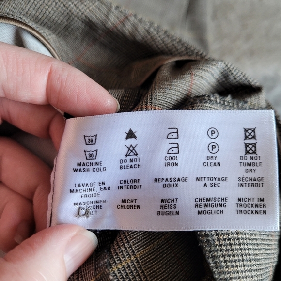 Esprit plaid wide straight leg dress pants size 12​ - Picture 12 of 13